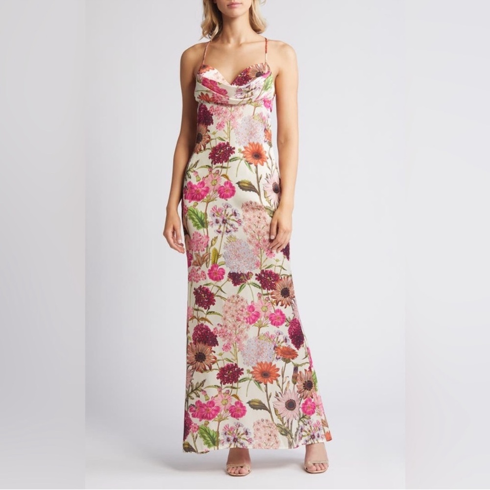 Katie Maye Tara Dress Forest Greeb NWT M